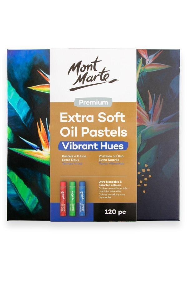 Mont marte MM Ekstra Yumuşak Yağlı Pastel Canlı Tonlar 120'li Premium - Image 1