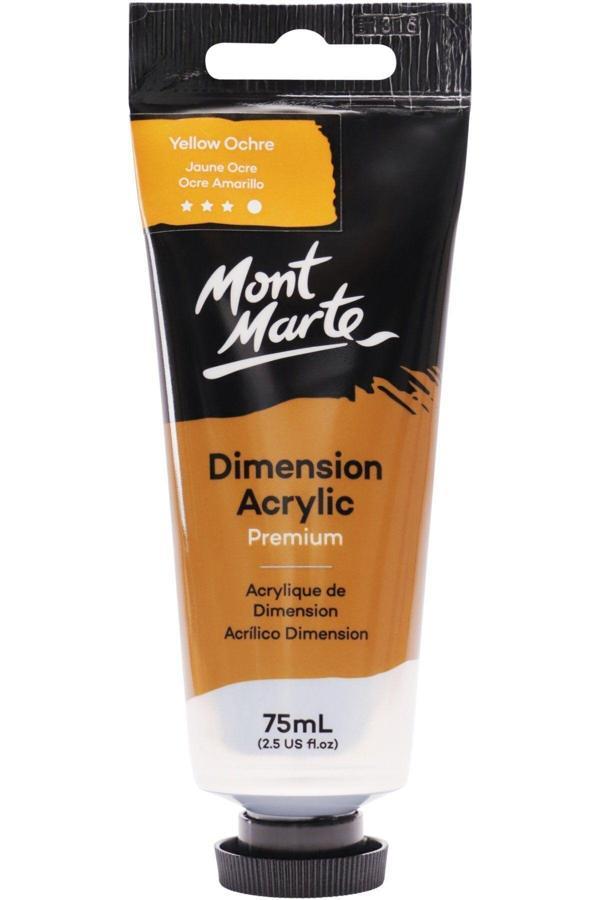 Mont marte MM Premium Dimension Akrilik 75ml - Yellow Ochre - Image 1