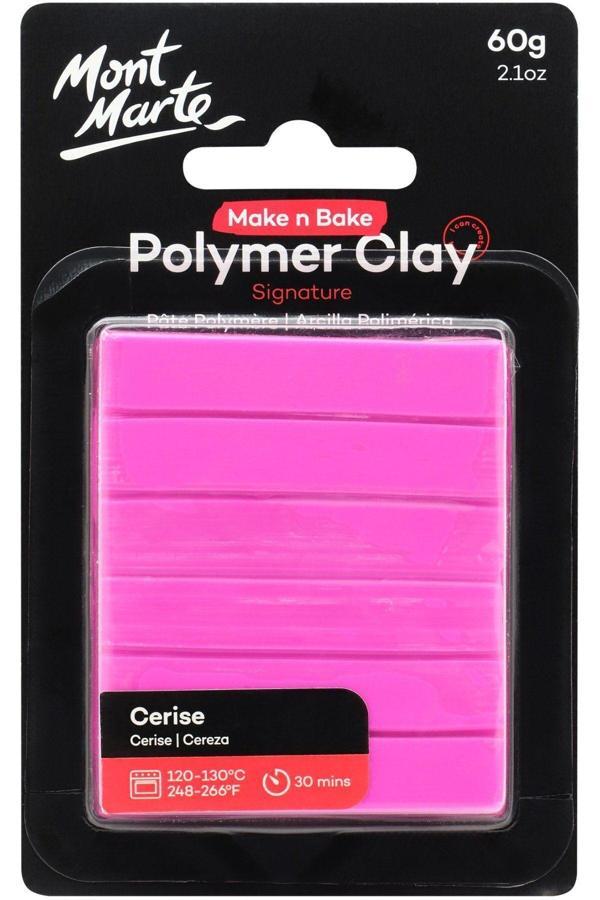 Mont marte MM Make n Bake Polimer Kil Signature 60g - Cerise - Image 1