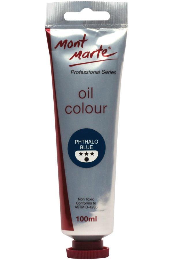 Mont marte MM Yağlı Boya 100ml - Phthalo Blue - Image 1