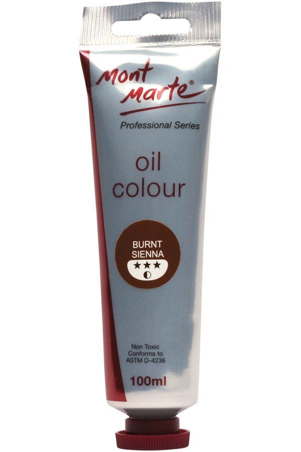 Mont marte MM Yağlı Boya 100ml - Burnt sienna - Image 1