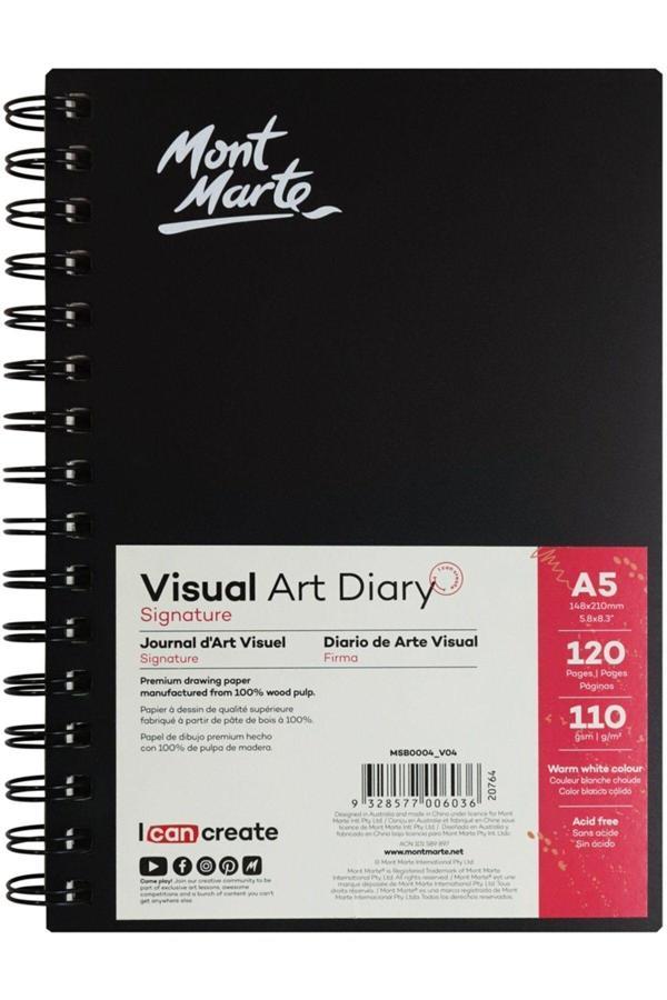 Mont marte MM Sanat Günlüğü Signature A5 120 Sayfa 110gr - Image 1