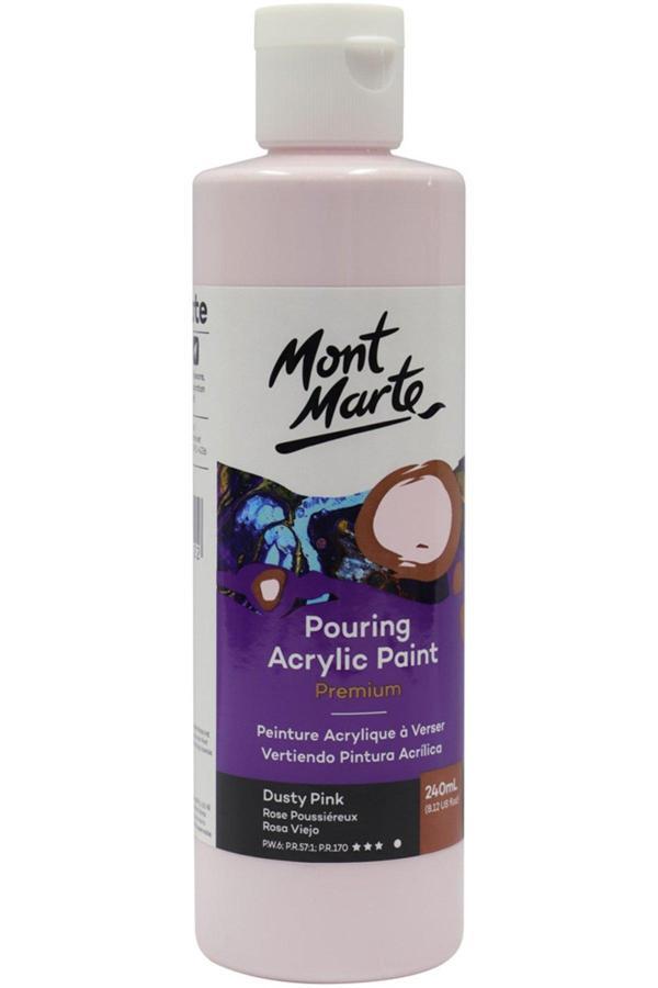 Mont marte MM Dökme Akrilik Boya Premium 240ml - Dusty Pink - Image 1