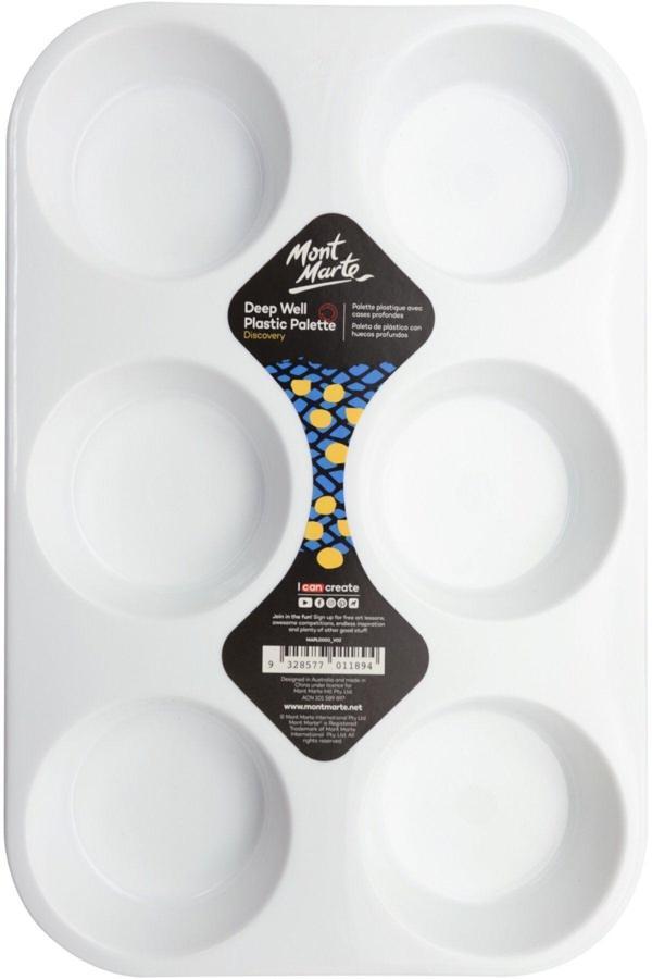 Mont marte MM Plastik Palet Derin Kuyu Discovery 6 delikli - Image 1