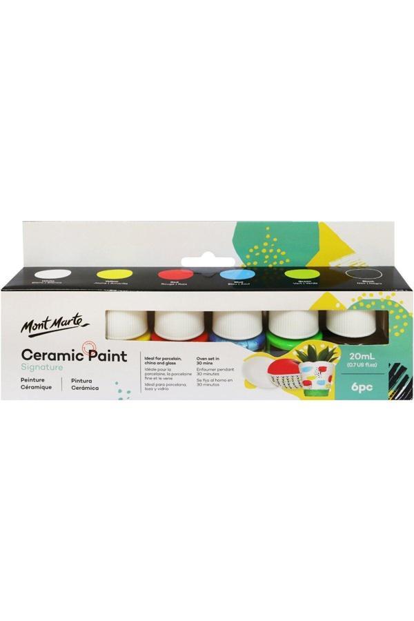 Mont marte MM Seramik Boya Seti 6 x 20ml - Signature - Image 1