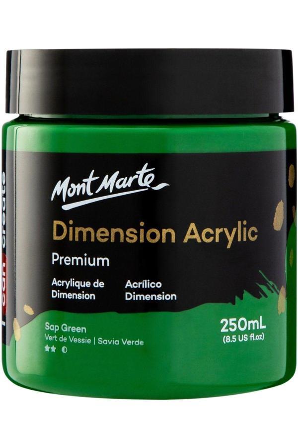 Mont marte MM Premium Dimension Akrilik 250ml - Sap Green - Image 1