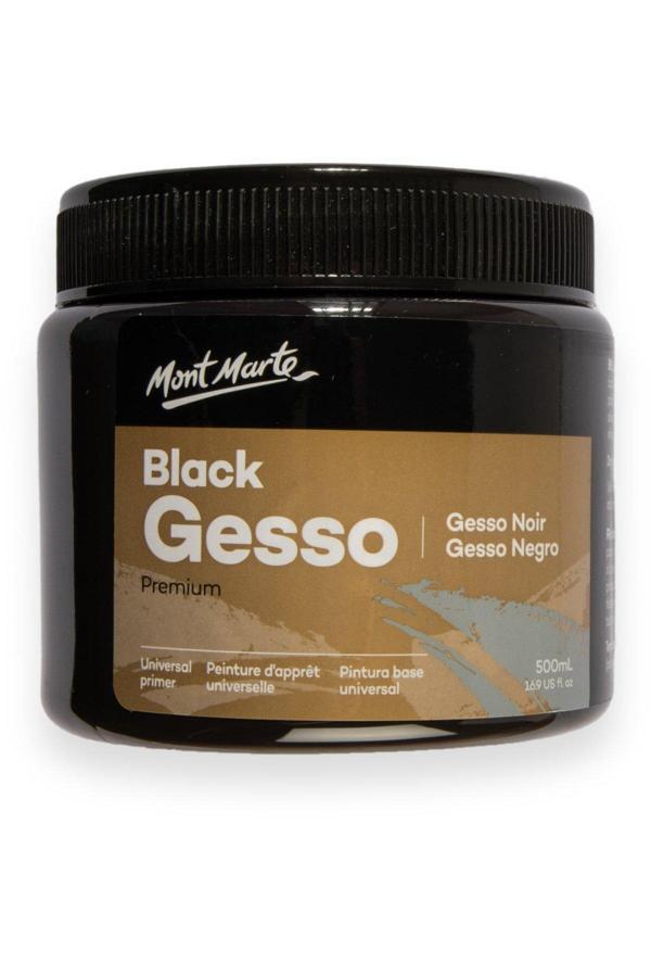 Mont marte MM Premium Siyah Gesso 500ml - Image 1