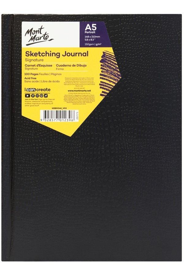 Mont marte MM Eskiz Journal Croc A5 Portre 100 Sayfa 150gr Signature - Image 1