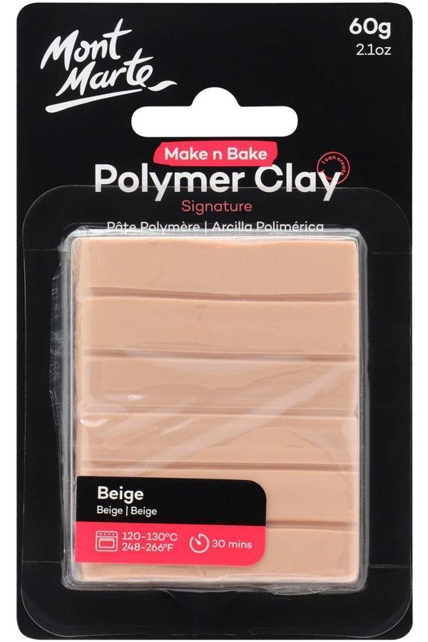 Mont marte MM Make n Bake Polimer Kil Signature 60g - Beige - Image 1