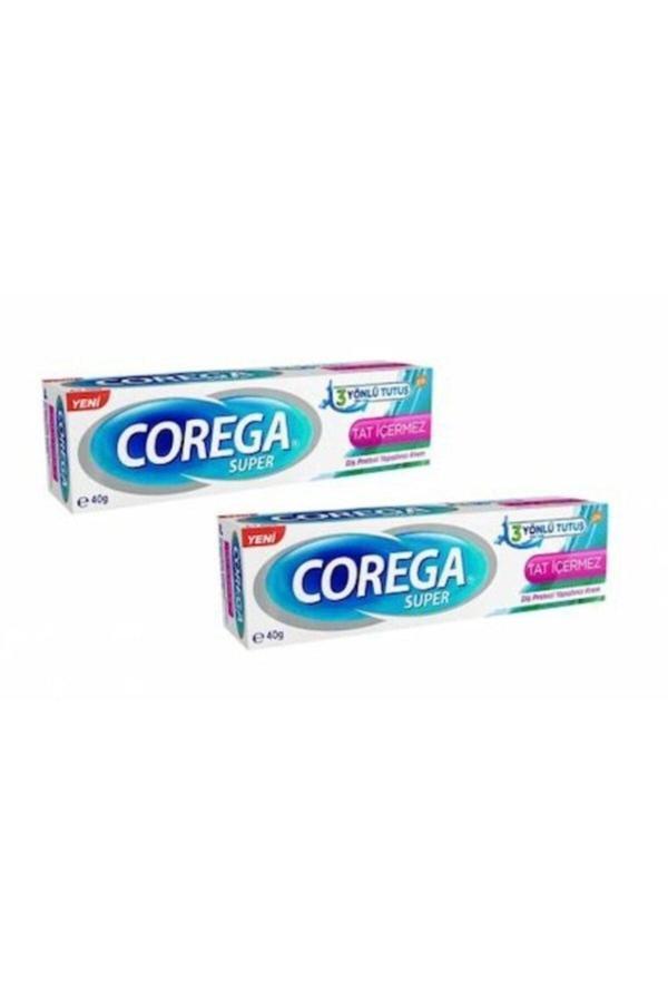 Corega Protez Yapıştırıcı Krem 40 Gr Tat İçermez(2 Kutu) - Image 1