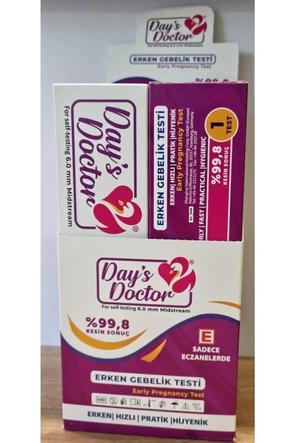 Day'S Doctor Day'S Doctor Early Erken Gebelik Testi %99.8 | 1 Adet Test - Image 1