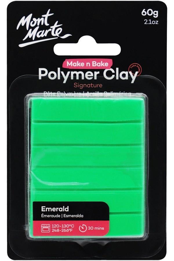 Mont marte MM Make n Bake Polimer Kil Signature 60g - Emerald - Image 1