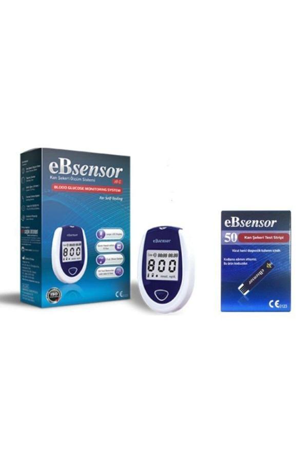 Ebsensor Kan Şekeri Ölçüm Cihazı Şeker Ölçüm Strip 50 Lik - Image 1