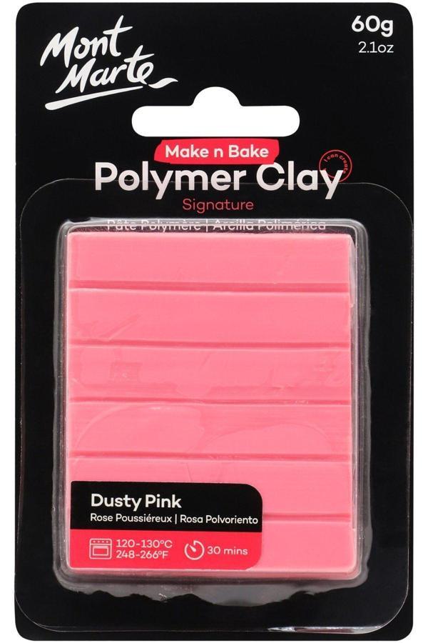 Mont marte MM Make n Bake Polimer Kil Signature 60g - Dusty Pink - Image 1