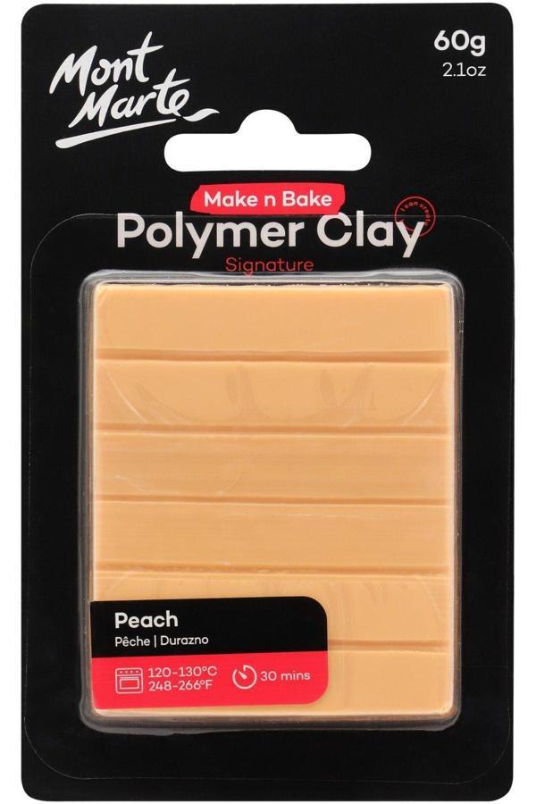 Mont marte MM Make n Bake Polimer Kil Signature 60g - Peach - Image 1