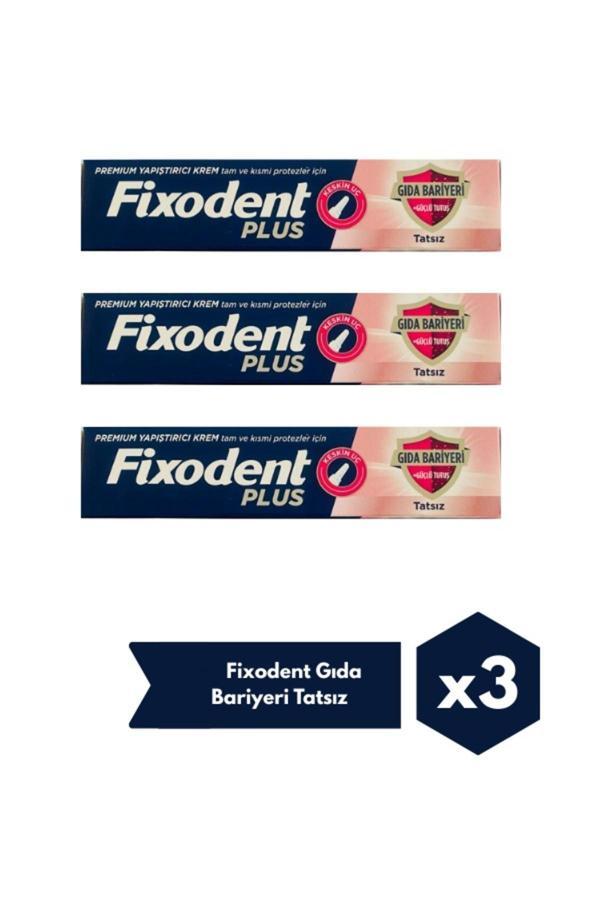 Fixodent Plus Gıda Bariyeri 3 Adet - Image 1