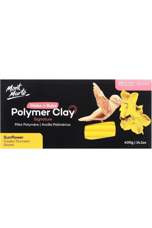 Mont marte MM Make n Bake Polimer Kil Signature 400g - Sunflower - Image 1