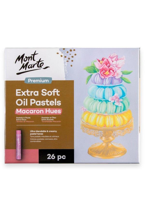 Mont marte MM Ekstra Yumuşak Yağlı Pastel Macaron Tonlar 26'lı Premium - Image 1