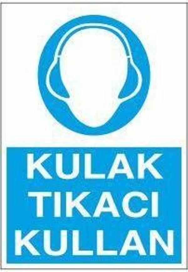 Technopa Kulaklık Tıkacı Kullan Uyarı Levhası - Image 1