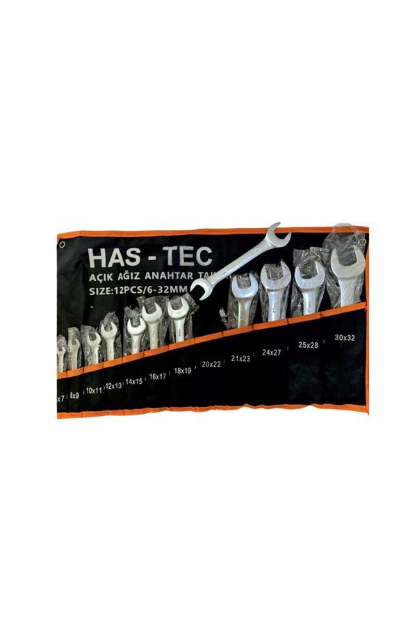 Has-Tec 12’Li Açık Ağız Anahtar Seti | Profesyonel El Aletleri Takımı - Image 1