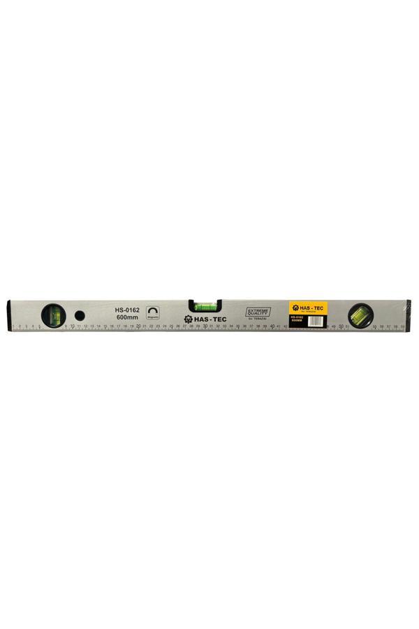 Has-Tec Mıknatıslı Su Terazisi 600 Mm | Alüminyum Gövde 3 Ölçüm Penceresi | Hs-0162 - Image 1