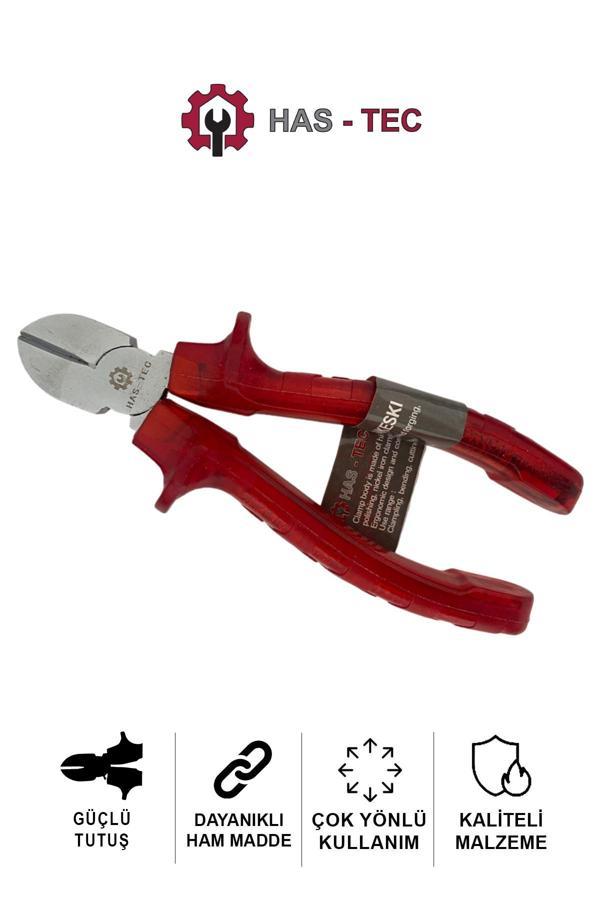 Has-Tec Yankeski 6" (160Mm) | Şeffaf Plastik Kaplamalı Çelik, Keskin Ve Dayanıklı Kesim - Image 1