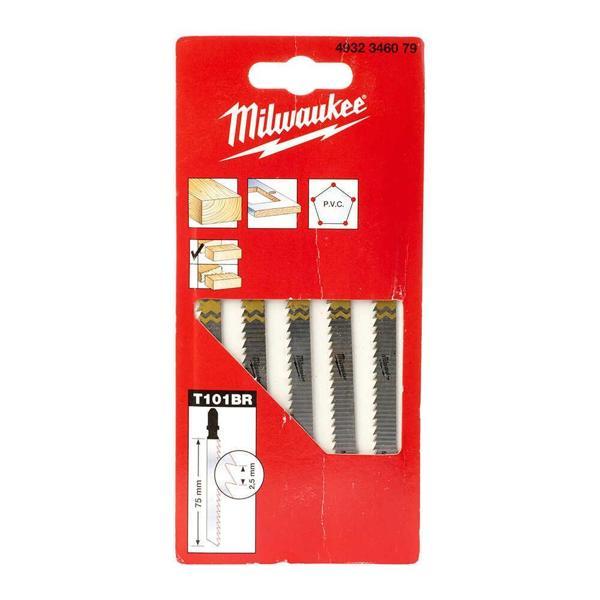 Milwaukee T101BR Ahşap Dekupaj Testere Bıçağı 5li Paket  - Image 1