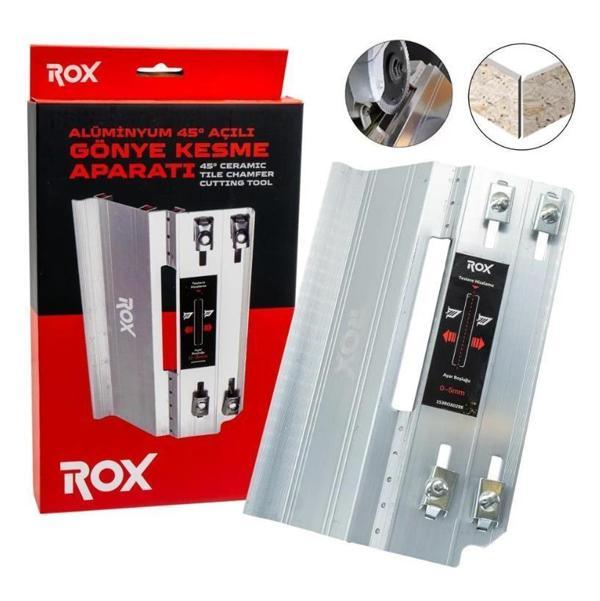 Rox 0288 Seramik İçin Alüminyum 45° Açılı Gönye Kesme Aparatı - Image 1