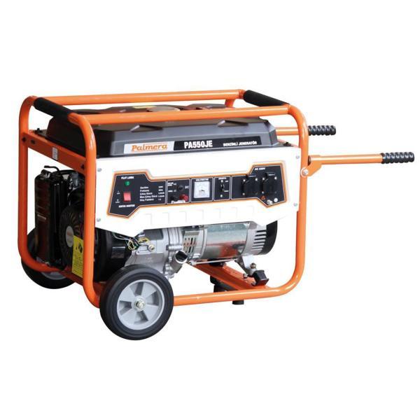 Palmera PA550JE5 Monofaze Benzinli Jeneratör 6,87kva - Image 1