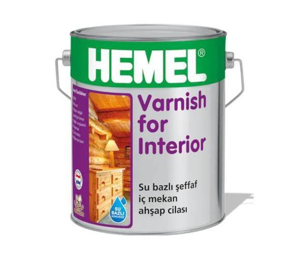 Hemel Varnish For İnterior Su Bazlı İç Mekan Cilası  - Image 1