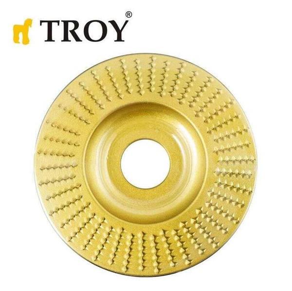 TROY 25071 Avuç Taşlamalar için Düz Ahşap Törpü Diski - Image 1