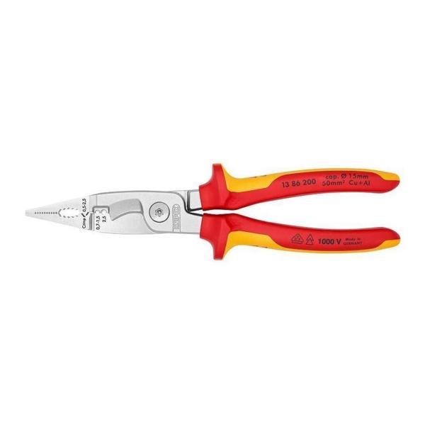Knipex 1386200 Çok Fonksiyonlu Elektrikçi Pensesi - Image 1
