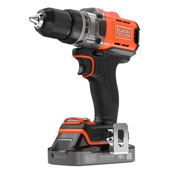 Black&Decker BCD382D2XK 18v 2Ah Çift Akülü Delme Vidalama   - Image 1