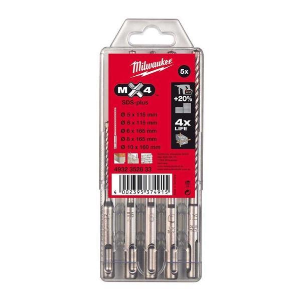 Milwaukee MX4 Sds Plus Matkap Ucu Seti 5 Parça - Image 1
