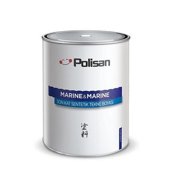 Polisan Marine Sentetik Tekne Boyası Beyaz 0.75lt - Image 1