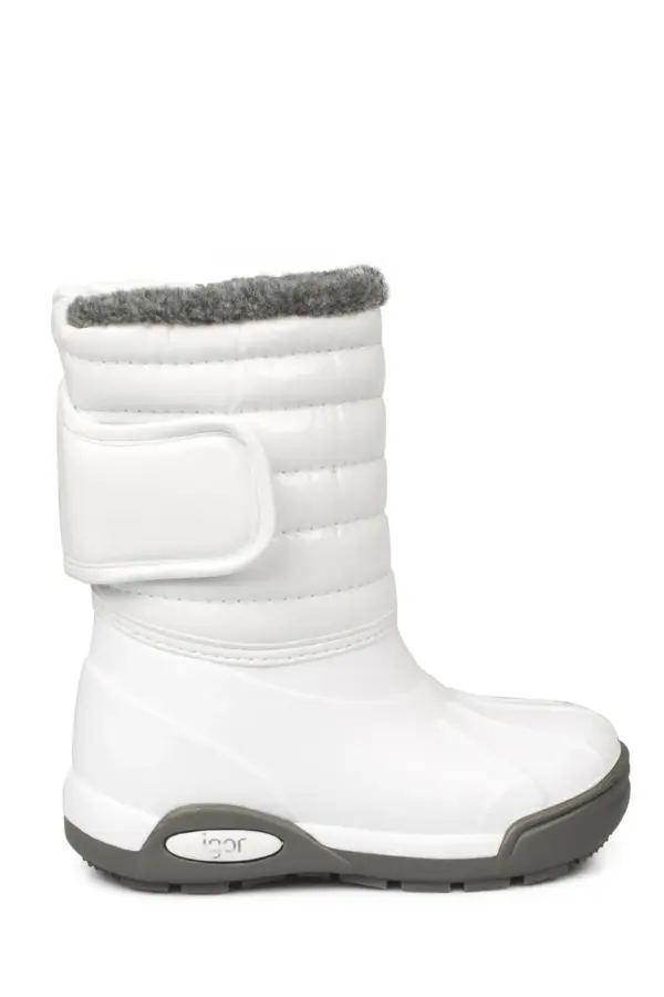 Igor Topo Skı Charol Blanco White Çocuk Çizmesi W10168-001  - Image 1