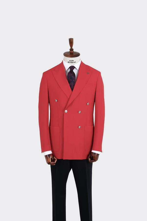 Erkek Kruvaze Ceket-KAX5230S - Image 1