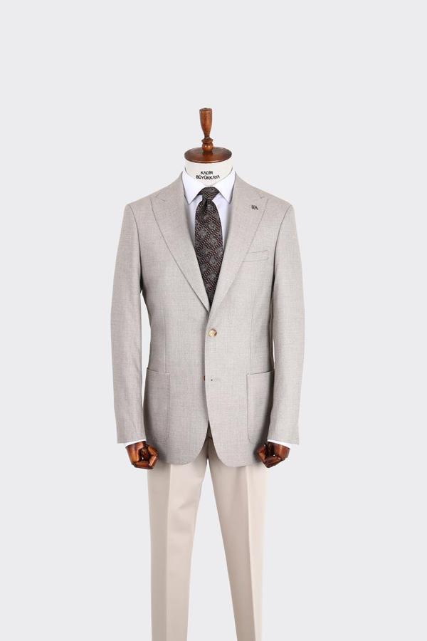 Kırlangıç Yaka Erkek Ceket-KAW5079S - Image 1