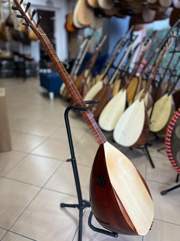 Ceviz Tekne Uzun Sap Bağlama (kılıf, yedek tel ve mızrap hediye) - Image 1