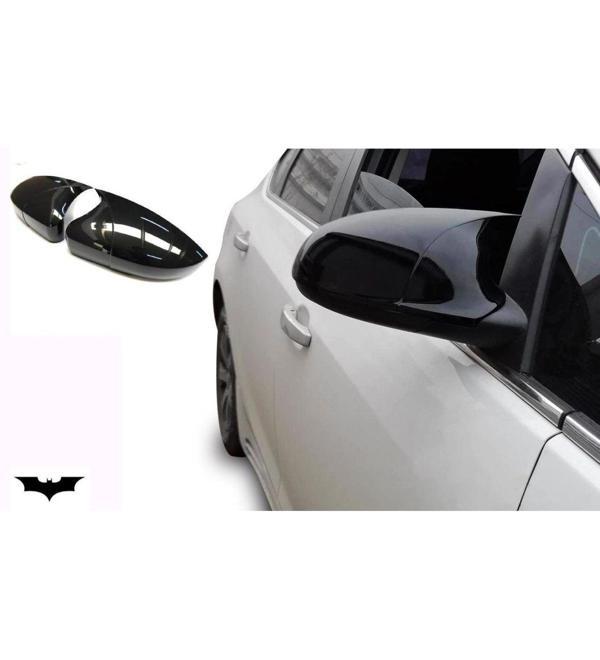 Audi A3 Uyumlu 8V 201-2019 Sedan Batman Ayna Kapağı (Parlak Siyah) - Image 1