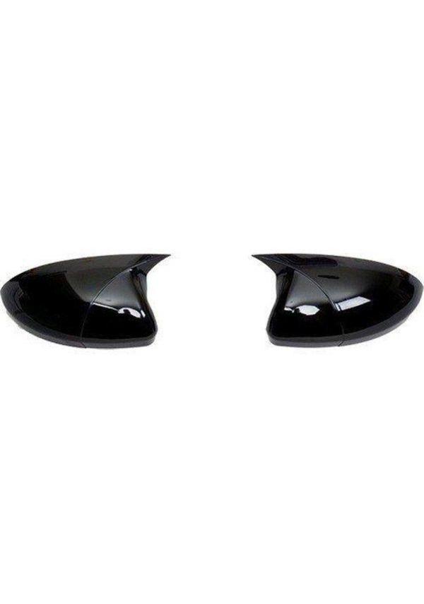Bmw E60 Uyumlu Batman Yarasa Ayna Kapağı Piano Black / 2003 - 2010 - Image 1