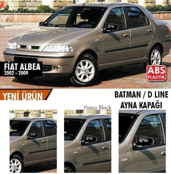 Fiat Albea Uyumlu (2002-2009) Batman Yarasa Ayna Kapağı (Makyajsız Kasa) - Image 1