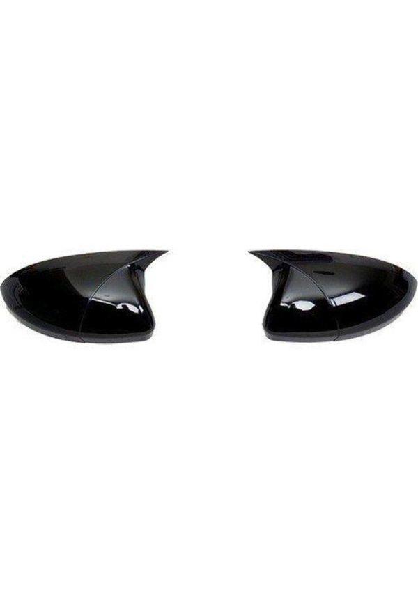 Fiat Albea Uyumlu Batman Yarasa Ayna Kapağı Piano Black / 2010-2013 - Image 1