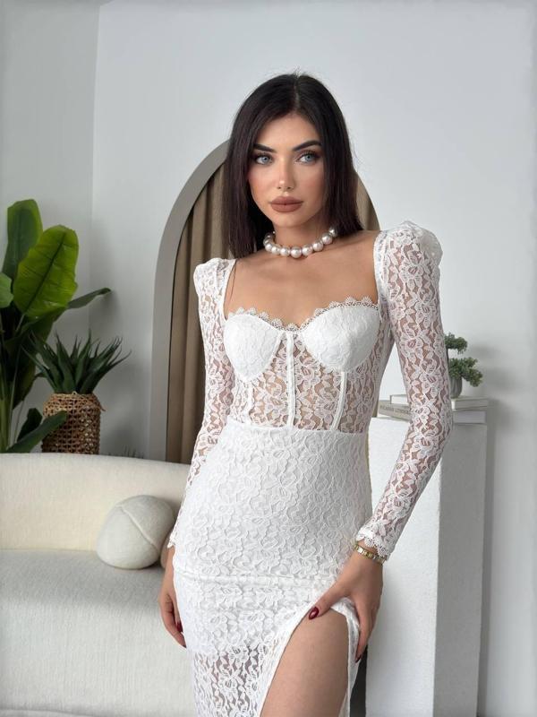 Siena Dantel Elbise - Image 1