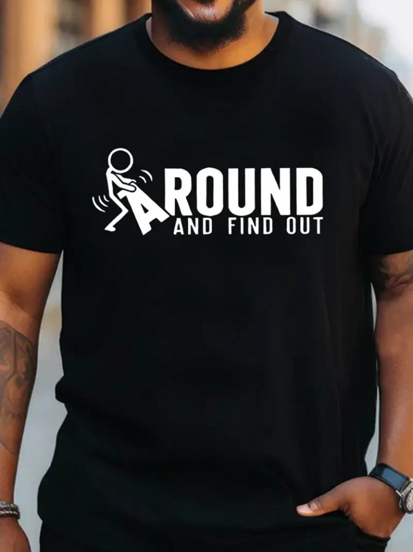 Erkek Around Baskılı Süprem T-shirt - Image 1