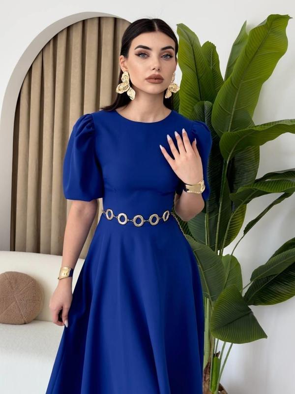 Catania Balon Kol Elbise - Image 1