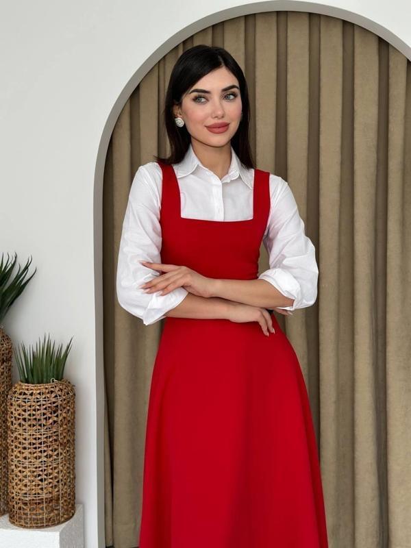 Neapolitan Askılı Elbise - Image 1