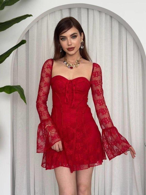 Evita Mini Elbise - Image 1