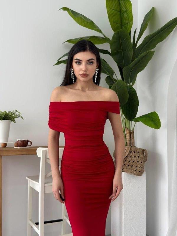 Dron Straplez Elbise - Image 1