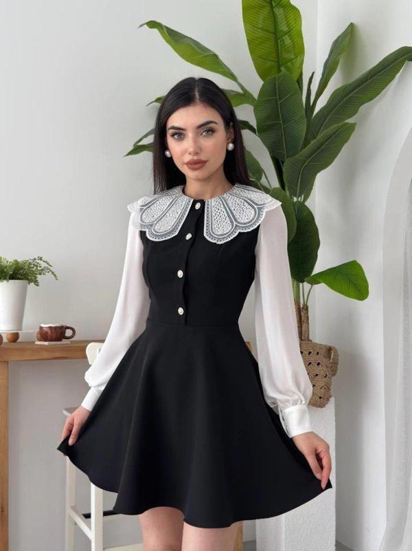 Asıo Bebe Yaka Elbise - Image 1